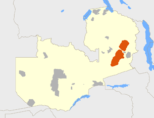 Project Luangwa Map