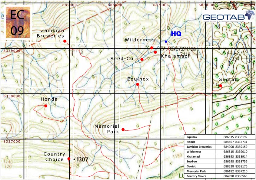Route map — Elephant Charge 2009