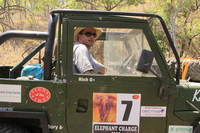 Khal Amazi in the Elephant Charge 2009