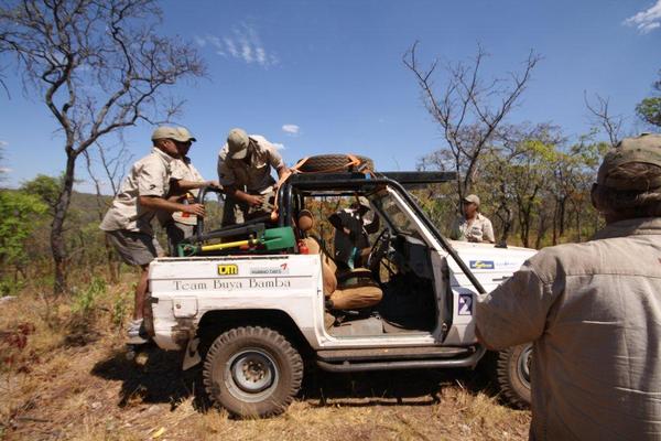 Buya Bamba in the Elephant Charge 2012