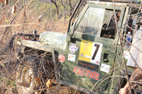 Khal Amazi in the K2 & Mwala Crushing Elephant Charge 2014
